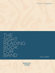 The Sight-Reading Book for Band, Vol. 2 F Horn 1 band method book cover